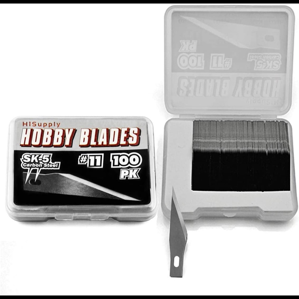 #11 Craft Blades Pack‎ of 100 with Case NEW